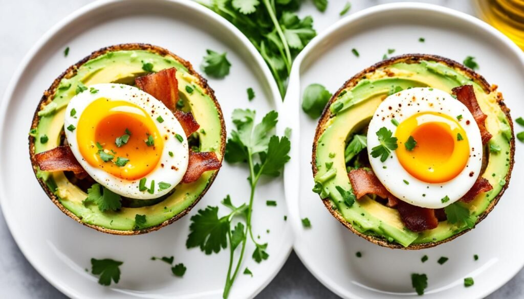 avocado bacon egg cups