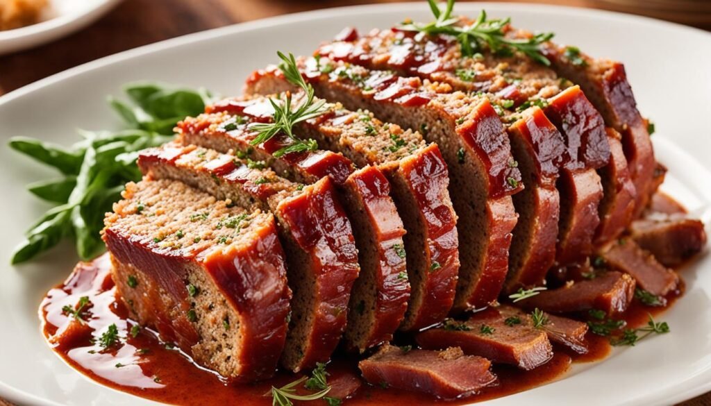 slow cooker bacon-wrapped meatloaf